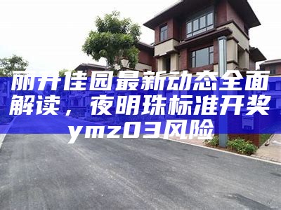 丽升佳园最新动态全面解读，夜明珠标准开奖ymz03风险