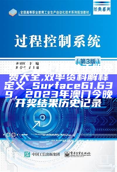 2024澳门精准正版免费大全,效率资料解释定义_Surface61.639，2023年澳门今晚开奖结果历史记录